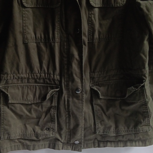 CLASSIC OLIVE MILITARY FIELD JACKET - Picture 3 of 7